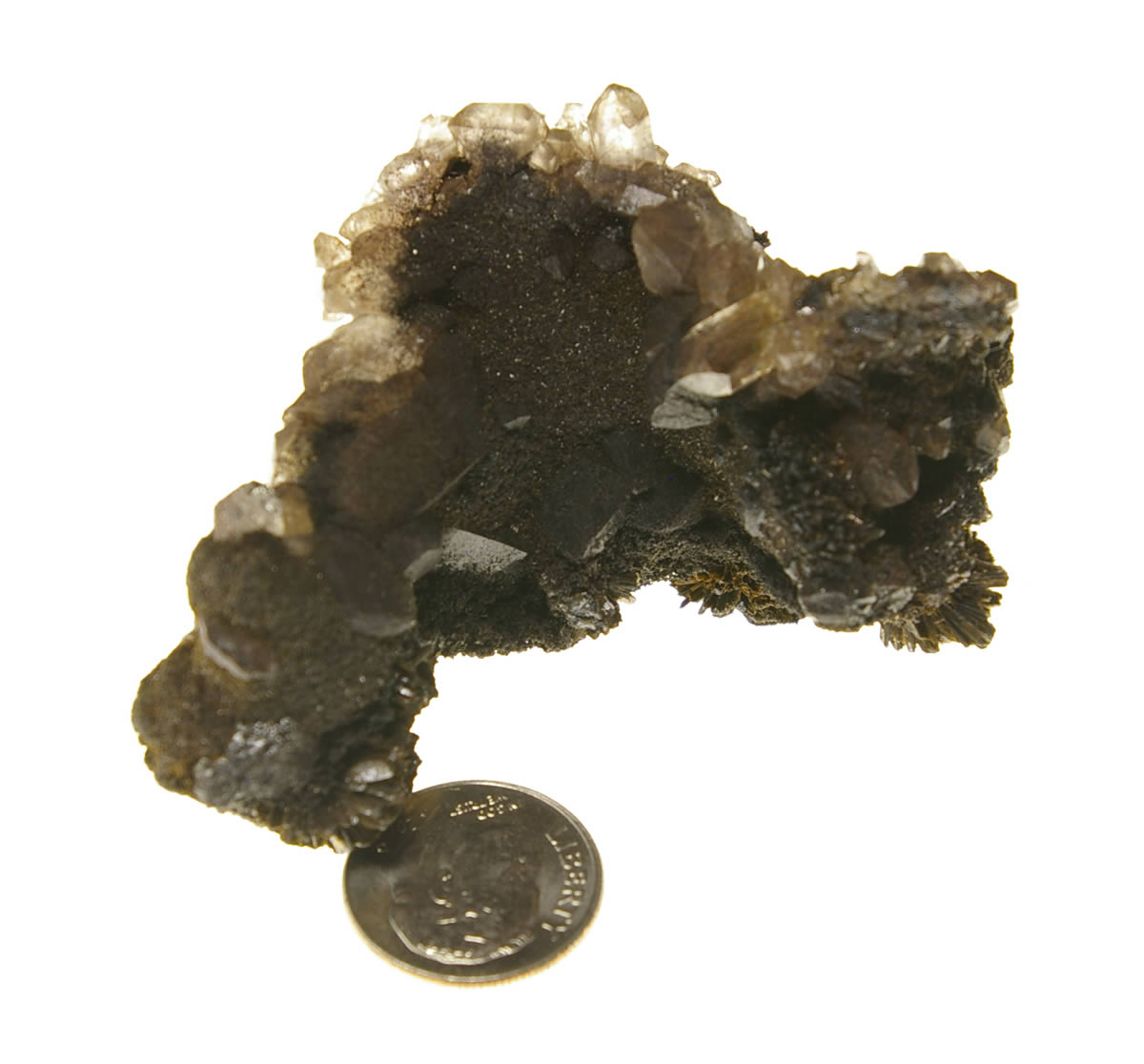 goethite, amethyst